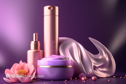 紫色幻想 數(shù)字藝術(shù)如何重塑化妝品展示的未來